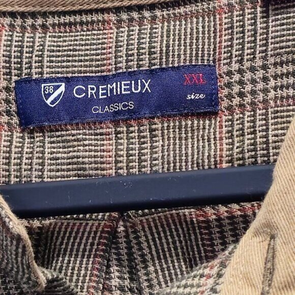 Cremeux Classics Mens Plaid Button-Up Shirt XXL - Picture 3 of 13